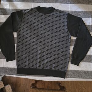 Men's Chereskin Black and Gray Sweater Size XL NWOT